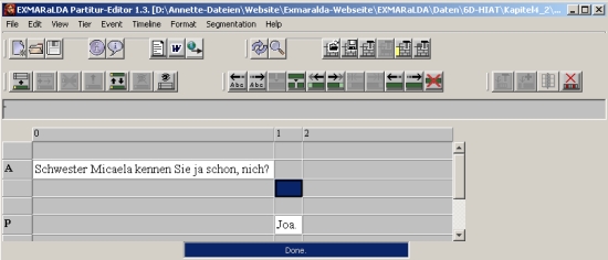 EXMARaLDA Partitur-Editor