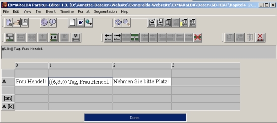 EXMARaLDA Partitur-Editor
