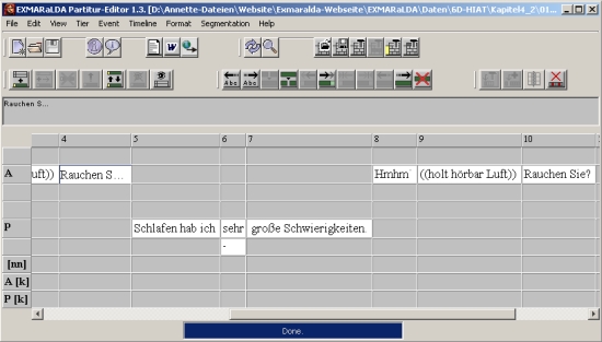 EXMARaLDA Partitur-Editor