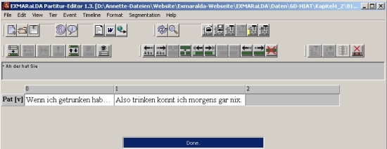 EXMARaLDA Partitur-Editor