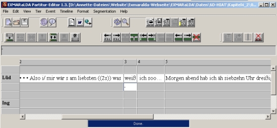 EXMARaLDA Partitur-Editor