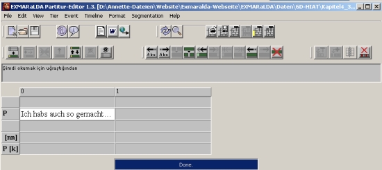 EXMARaLDA Partitur-Editor