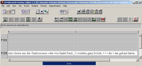 EXMARaLDA Partitur-Editor