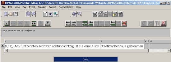 EXMARaLDA Partitur-Editor