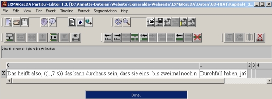 EXMARaLDA Partitur-Editor