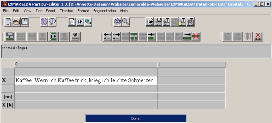 EXMARaLDA Partitur-Editor